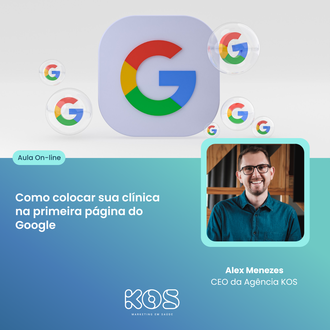 Aula On-line: SEO: Como Colocar Sua Clínica na Primeira Página do Google.