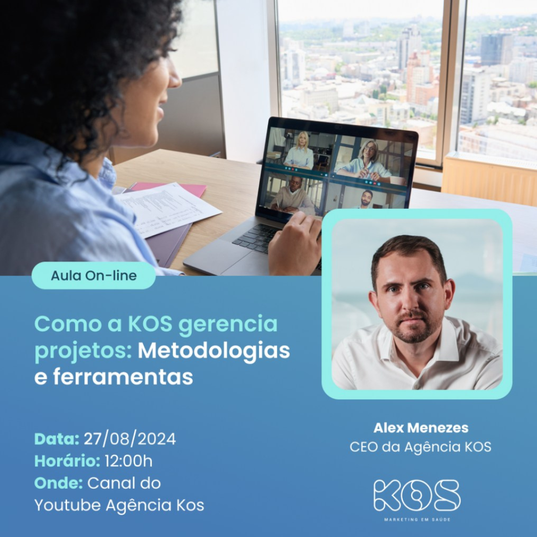 Aula online: Como a KOS gerencia projetos: Metodologias e ferramentas