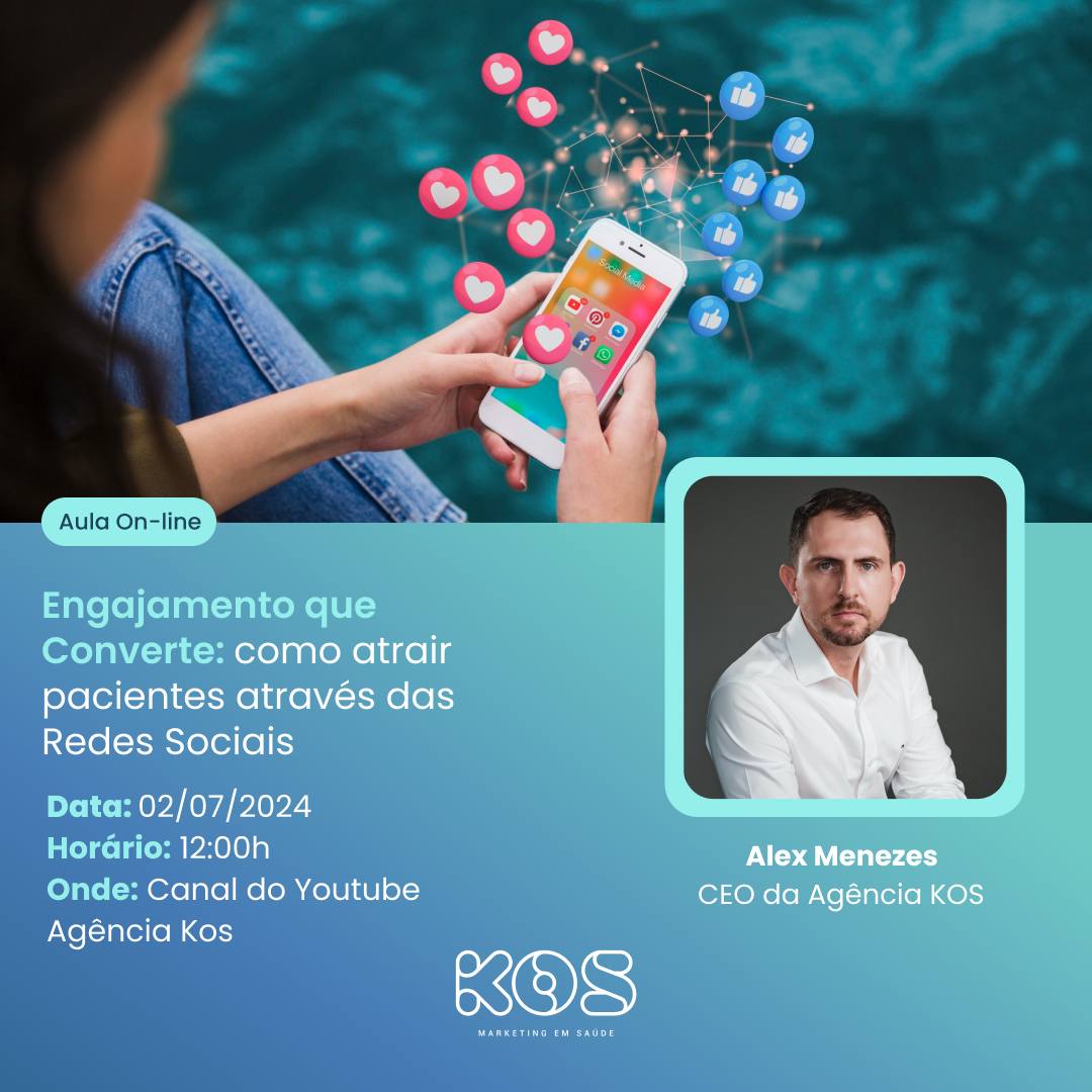 Aula online: Como Atrair Pacientes Através das Redes Sociais