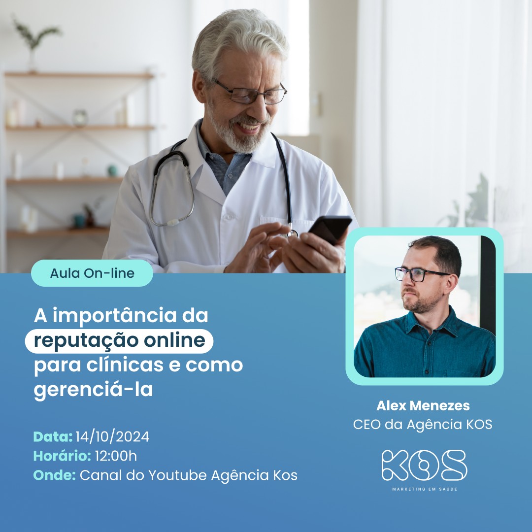Aula online: A importância da reputação online para clínicas