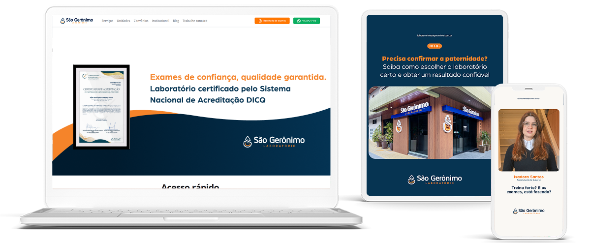 Conquista de 467 palavras-chave na 1ª página do Google e +392% de alcance nas redes sociais