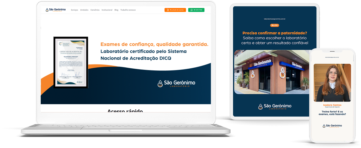 Conquista de 467 palavras-chave na 1ª página do Google e +392% de alcance nas redes sociais